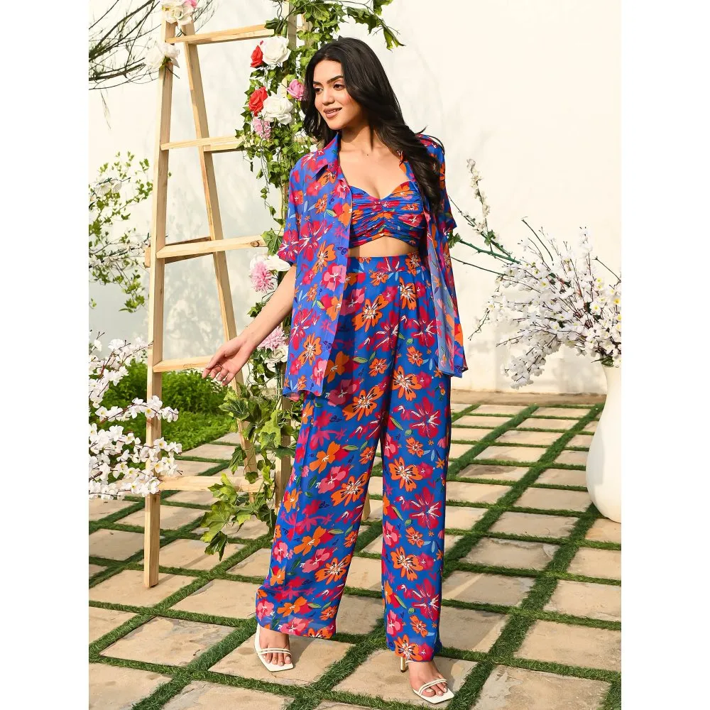 ORDINAREE Rebel Blue Spirit Co-Ord (Set of 3)