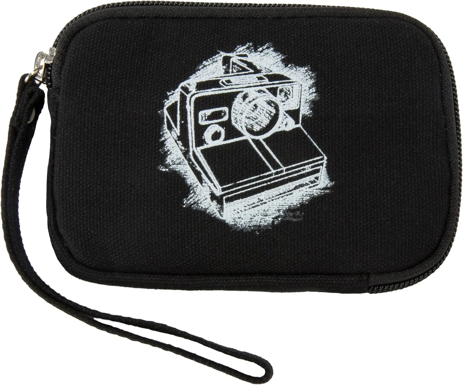 Protective Canvas Camera Pouch Case for Canon PowerShot Elph 360 190 180, Kodak PixPro FZ43 FZ53 (Black)