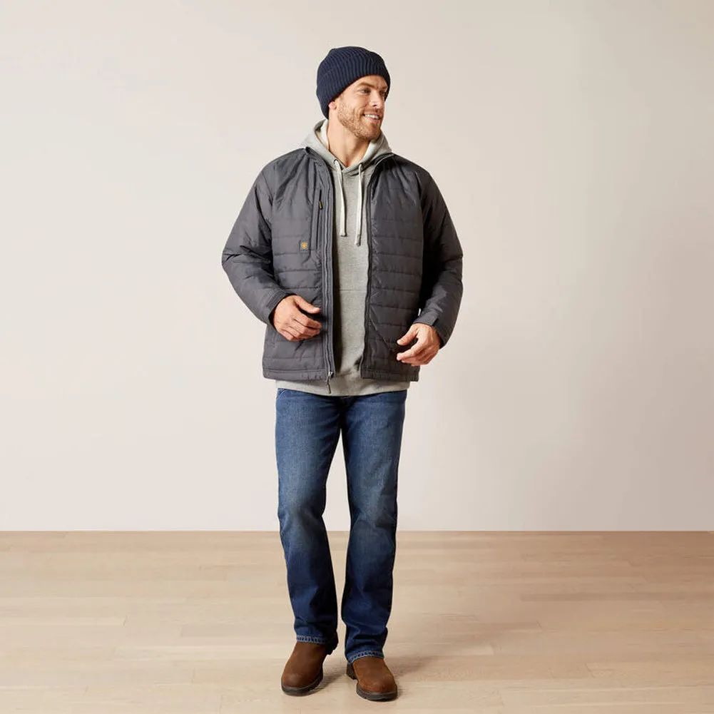 Rebar Cordura Ripstop Lightweight Insulated Jacket in Grey by Ariat