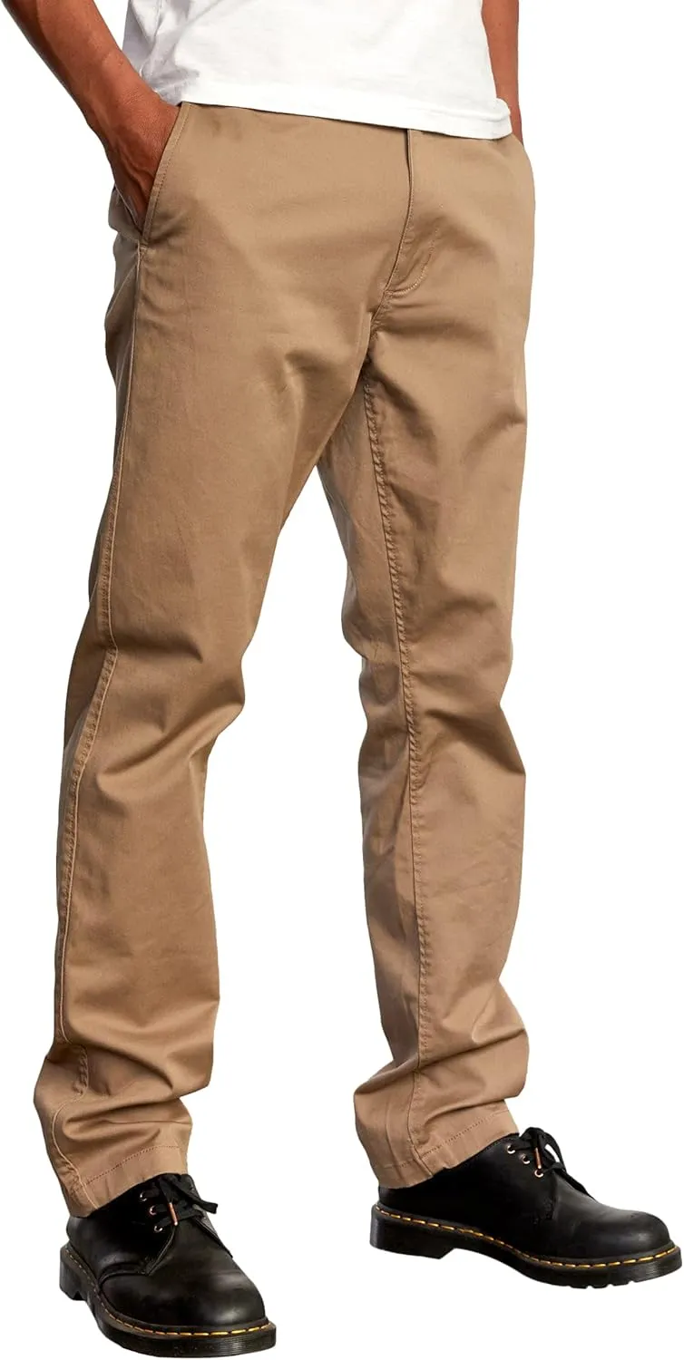 RVCA Men's Straight Fit Stretch Chino Pant