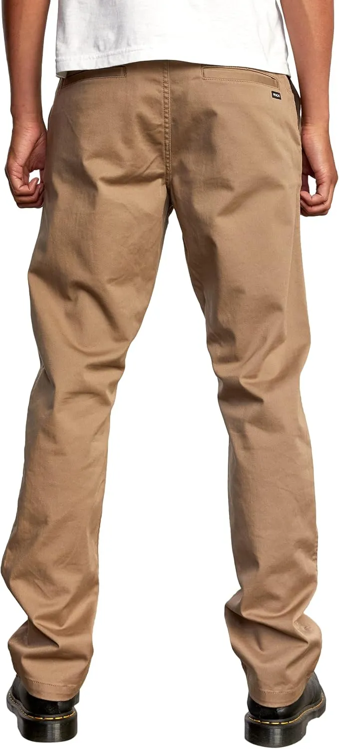 RVCA Men's Straight Fit Stretch Chino Pant