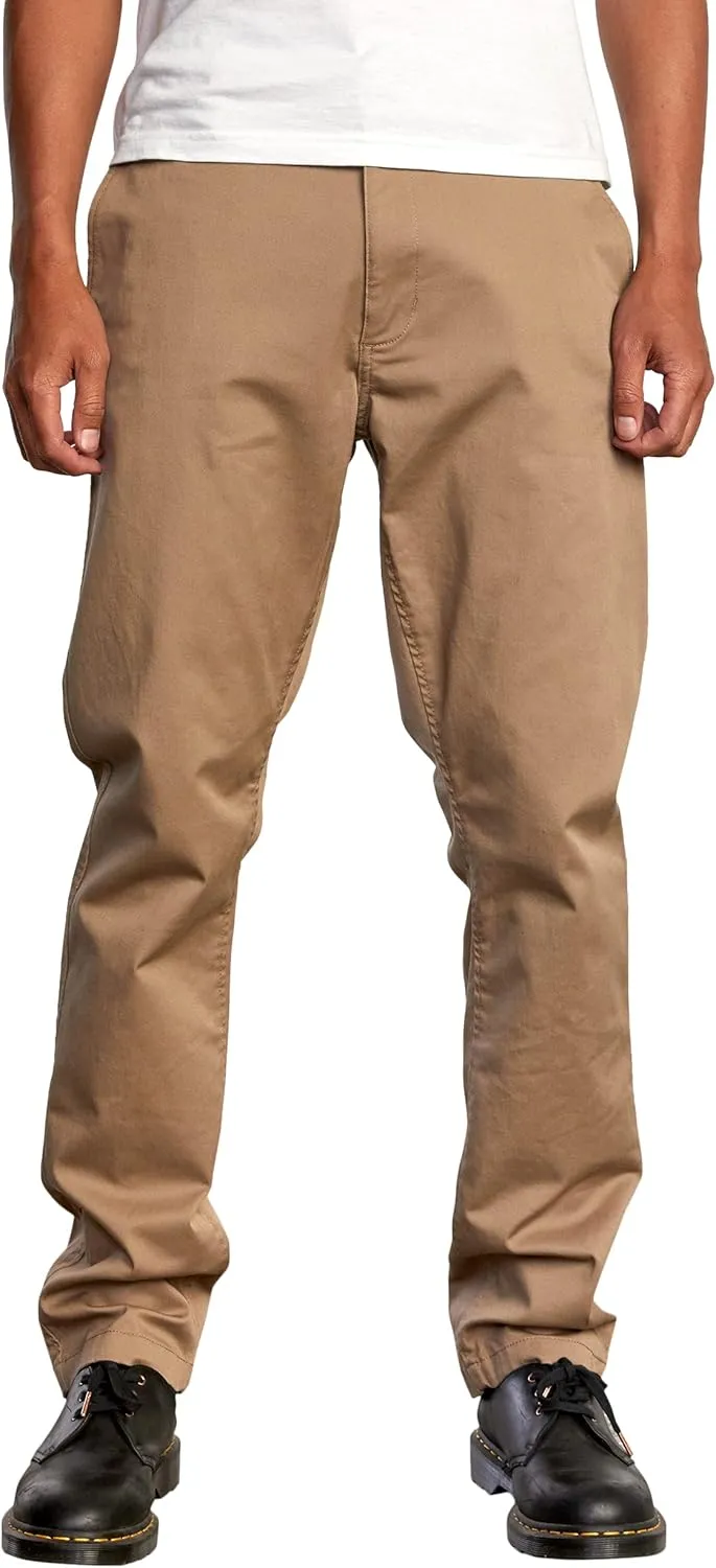 RVCA Men's Straight Fit Stretch Chino Pant