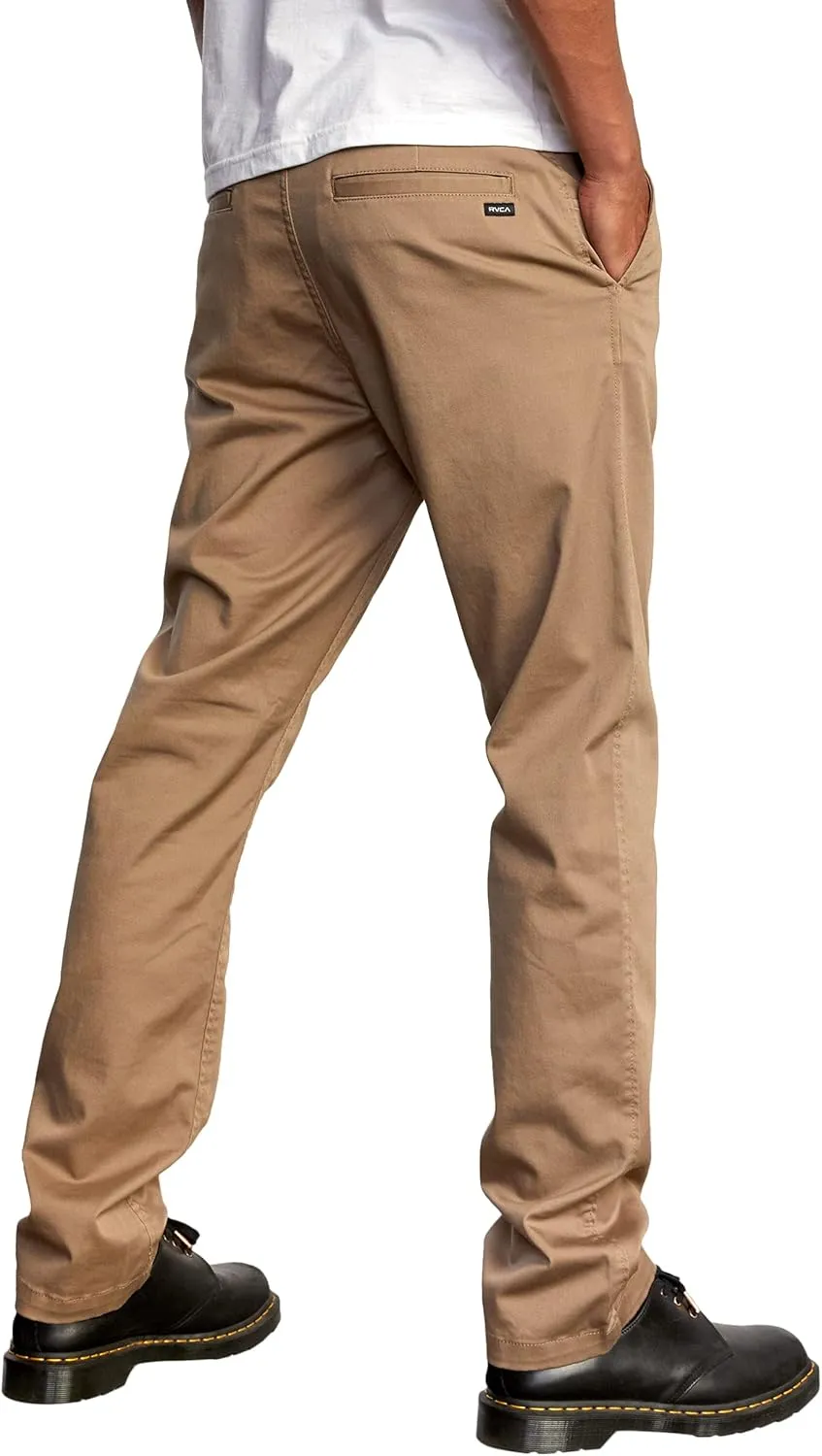 RVCA Men's Straight Fit Stretch Chino Pant