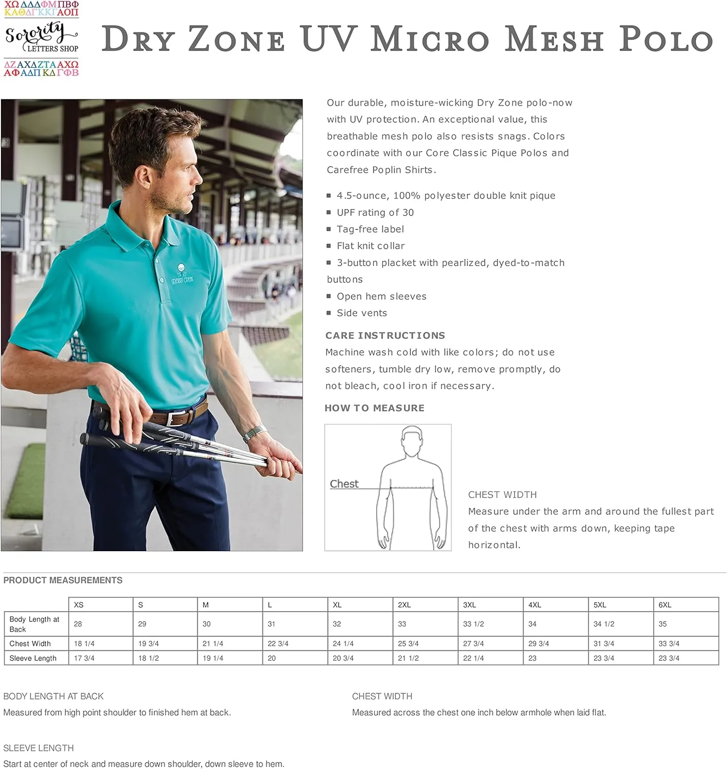Sorority Letters Shop Appalachian State University Men's Short Sleeve Performance Polo - Dry Zone UV Micro Mesh Polo