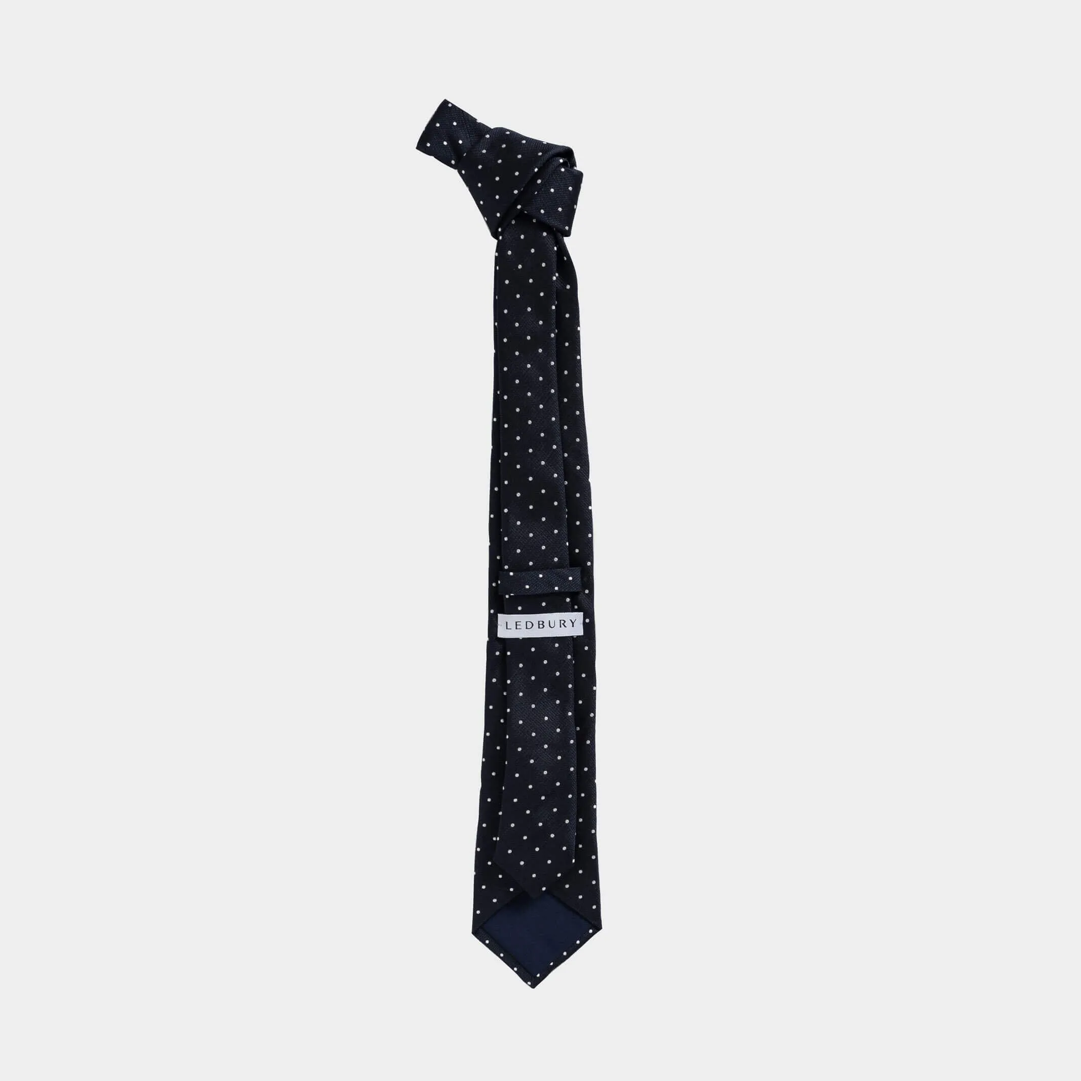 The Navy Sarto Silk Tie