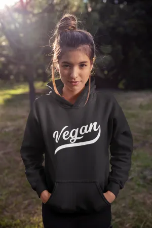 Vegan Classic Retro UniSex Pullover Hoodie
