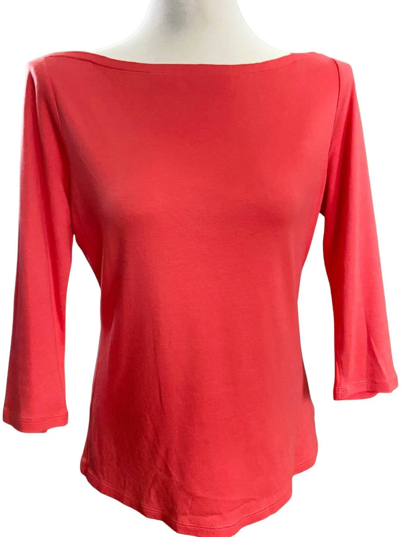 Warm Autumn Paprika Boat-neck Tee