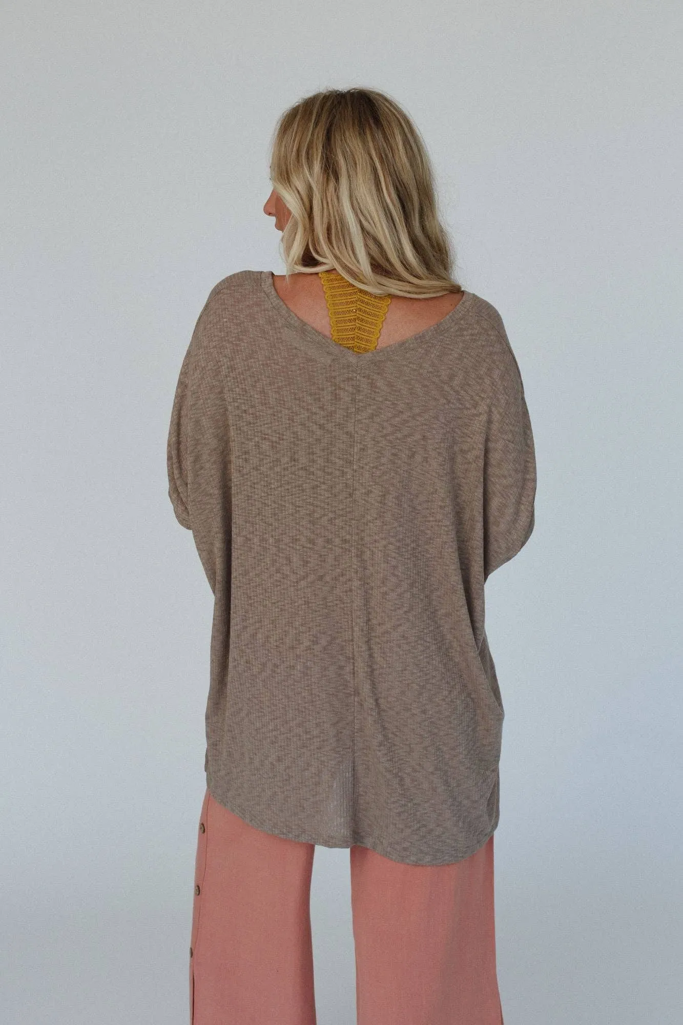 Warm Nights V Neck Top