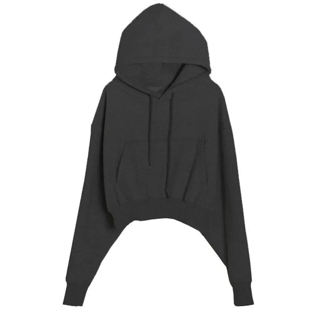 Women Hoodies Suit Solid Casual Tracksuit Velvet 2 Pcs Set Sports Sweatshirts