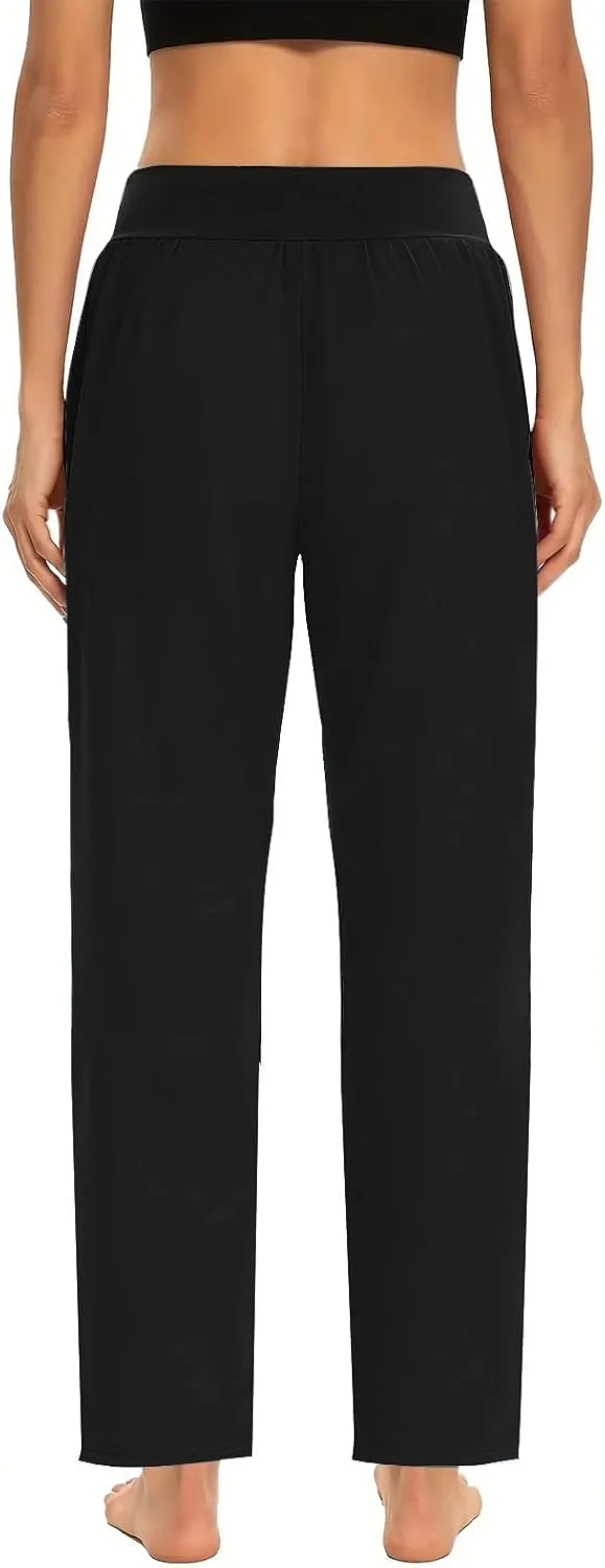 Women's Travel Pants Stretch Yoga Sweatpants Stretch Casual Ankle Trousers Loose Comfy Slacks 2025 Trendy