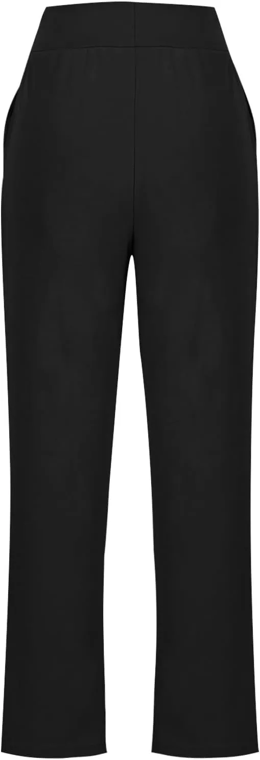 Women's Travel Pants Stretch Yoga Sweatpants Stretch Casual Ankle Trousers Loose Comfy Slacks 2025 Trendy
