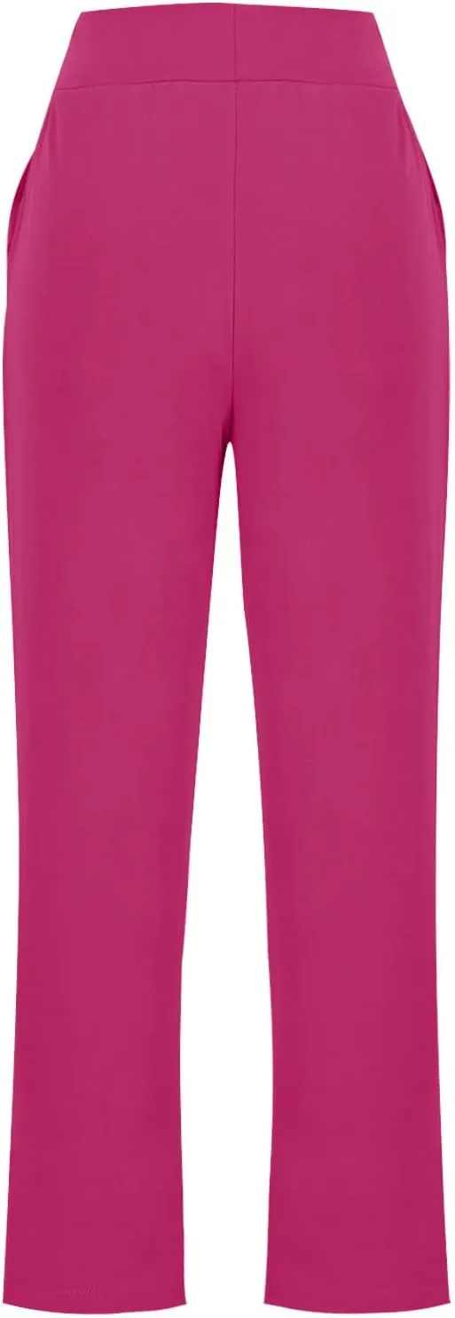 Women's Travel Pants Stretch Yoga Sweatpants Stretch Casual Ankle Trousers Loose Comfy Slacks 2025 Trendy