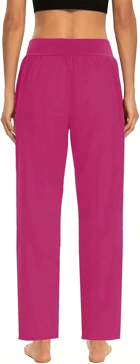 Women's Travel Pants Stretch Yoga Sweatpants Stretch Casual Ankle Trousers Loose Comfy Slacks 2025 Trendy