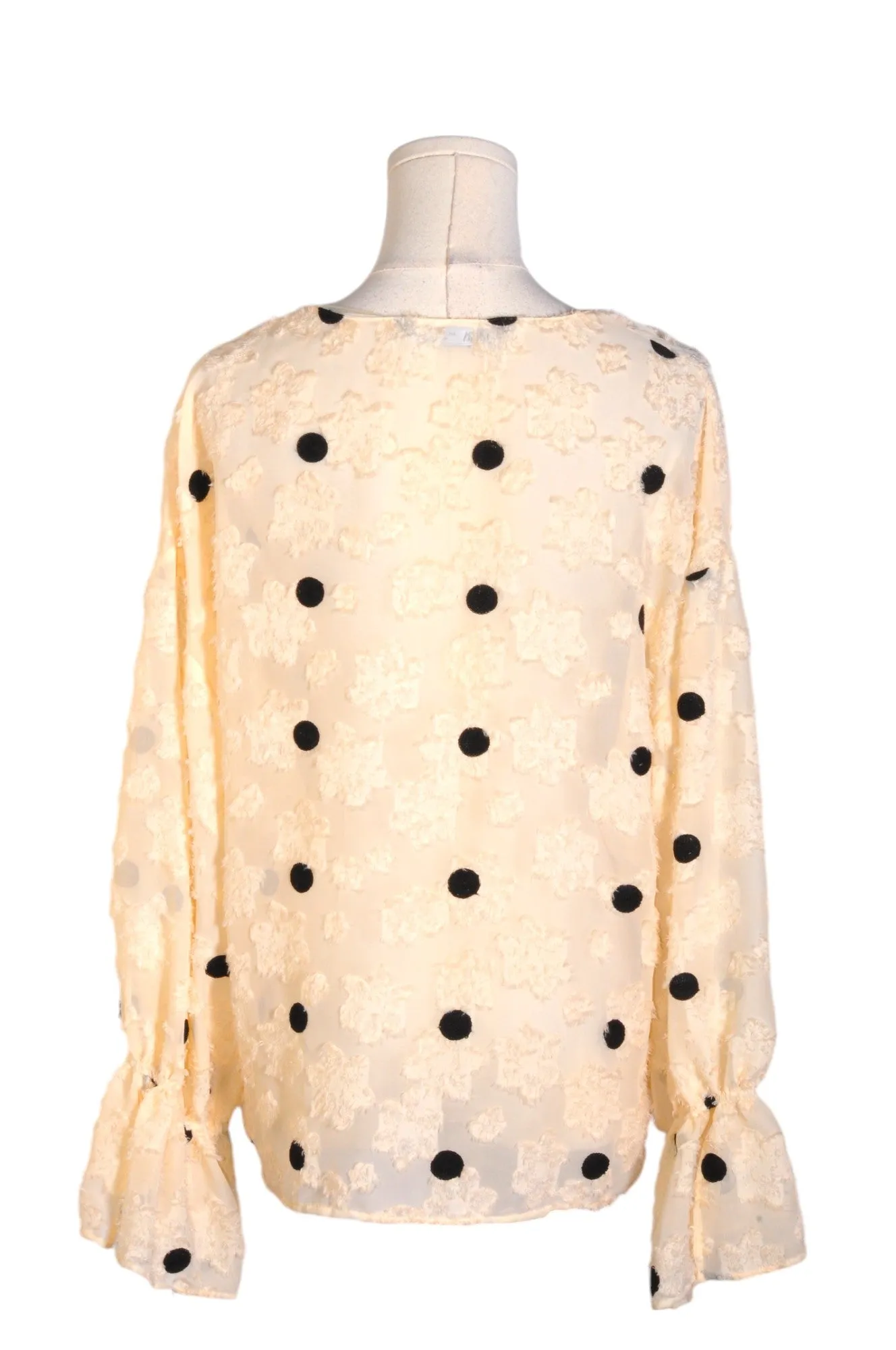 ZARA Women Tunics Regular fit in Beige - L